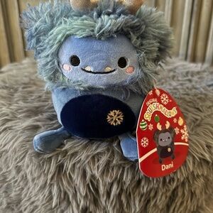 Squishmallows Gray and Blue Plush 5”! NWT!